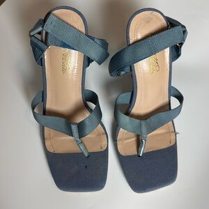 Denim sandals